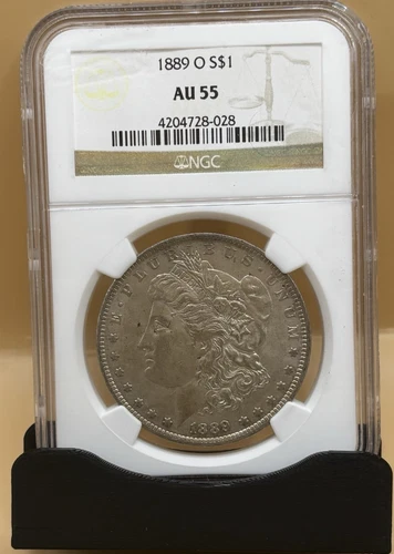 1889-O Morgan Silver Dollar NGC AU55  History Of New Orleans  Mint