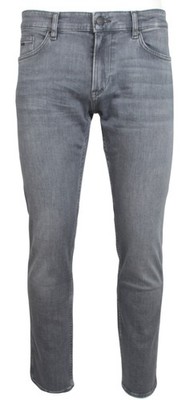 HUGO BOSS Herren Jeans Hose Cashmere-Touch Denim I Grau I Delaware I Stretch