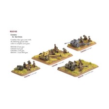 Battlefront FoW WWII Romania 15mm Anti-Tank Gun Crew Pack New