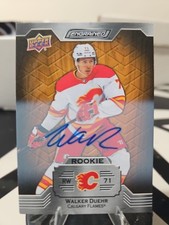 WALKER DUEHR 2023/24 UD ENGRAINED #136 OAK ROOKIE AUTOGRAPH AUTO