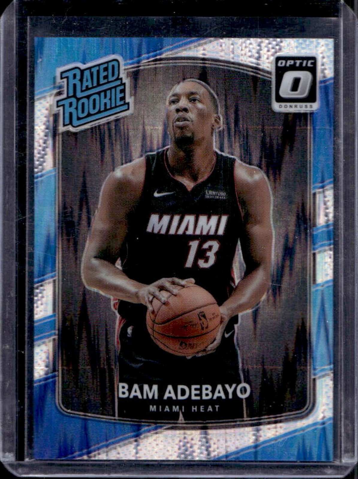 2017-18 Donruss Optic Bam Adebayo Rated Rookie Shock RC #187 Heat