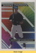 2022 Goodwin Champions Platinum Rainbow Color Wheel Cristian Hernandez READ 0il7