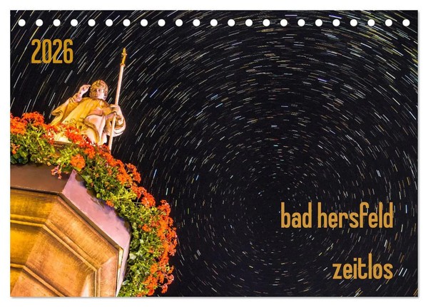 Bad Hersfeld Zeitlos (Tischkalender 2026 Din A5 Quer), Calvendo Monatskalender-image