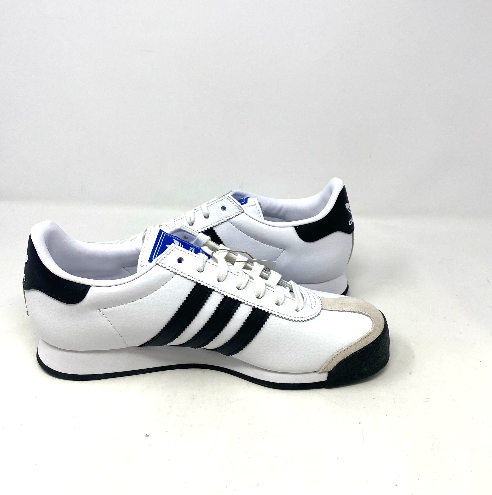 Adidas Samoa White Black Mens Sneakers Size 9.5 Casual Shoes 675033