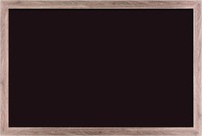 Rustic Magnetic Chalkboard 36"x24" with Premium Matte Surface Frame