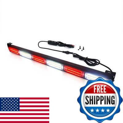 Xprite 27 Cob Led Emergency Traffic Advisor Strobe Light Bar 21 Flashing