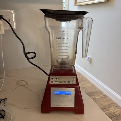 Blendtec Total Blender ES3 Red with 32oz Pitcher TESTED | eBay