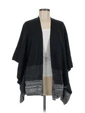 AB Studio Women Black Cardigan M