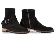 BELSTAFF UOMO TRIALMASTER NABUK BOOT UOMO CHELSEA PELLE STEIFEL MADE ITALY EU42