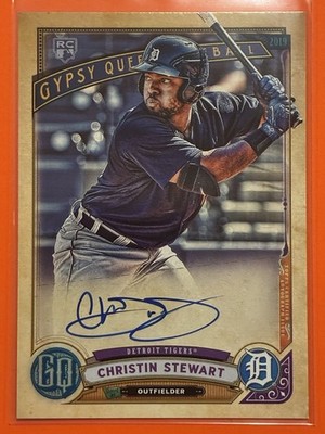 2019 Topps Gypsy Queen Christin Stewart Rookie Auto RC #GQA-CST Baseball Tigers