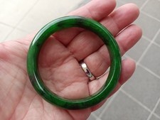 Certified Natural Grade Ice Green Burmese Jade jadeite bracelet bangle 58-59 mm