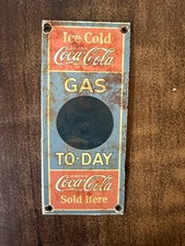 PORCELIAN COCA-COLA ENAMEL SIGN SIZE 8X4 INCHES