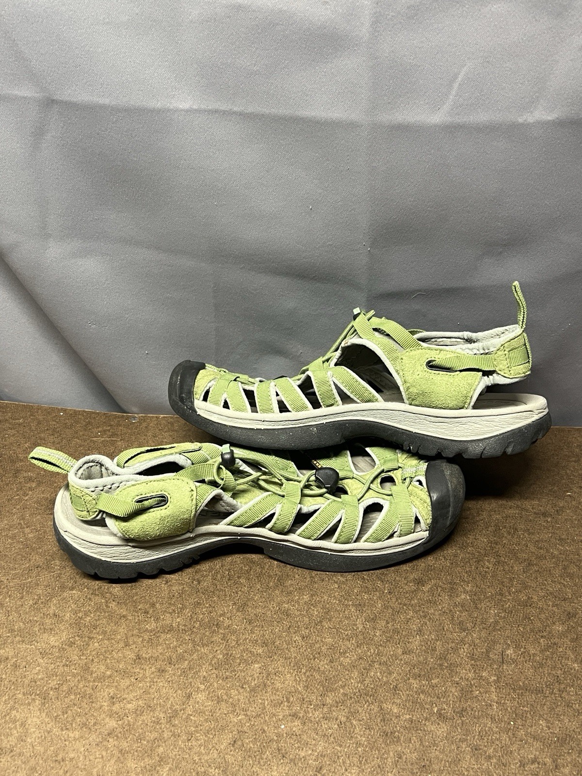 Keen Scarpa Donna Impermeabile Sussurro Grigio Trail Escursionismo Sport Sandalo Tg 9?