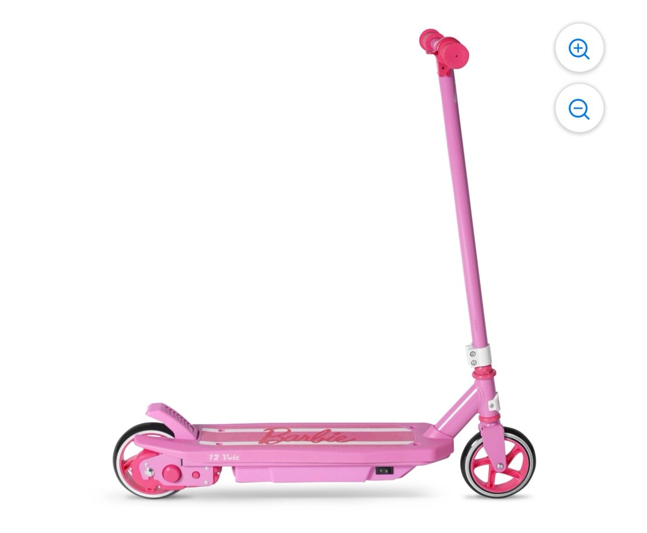 Barbie 12V Electric Scooter Ride-On for Kids with 10 mph Max Speed