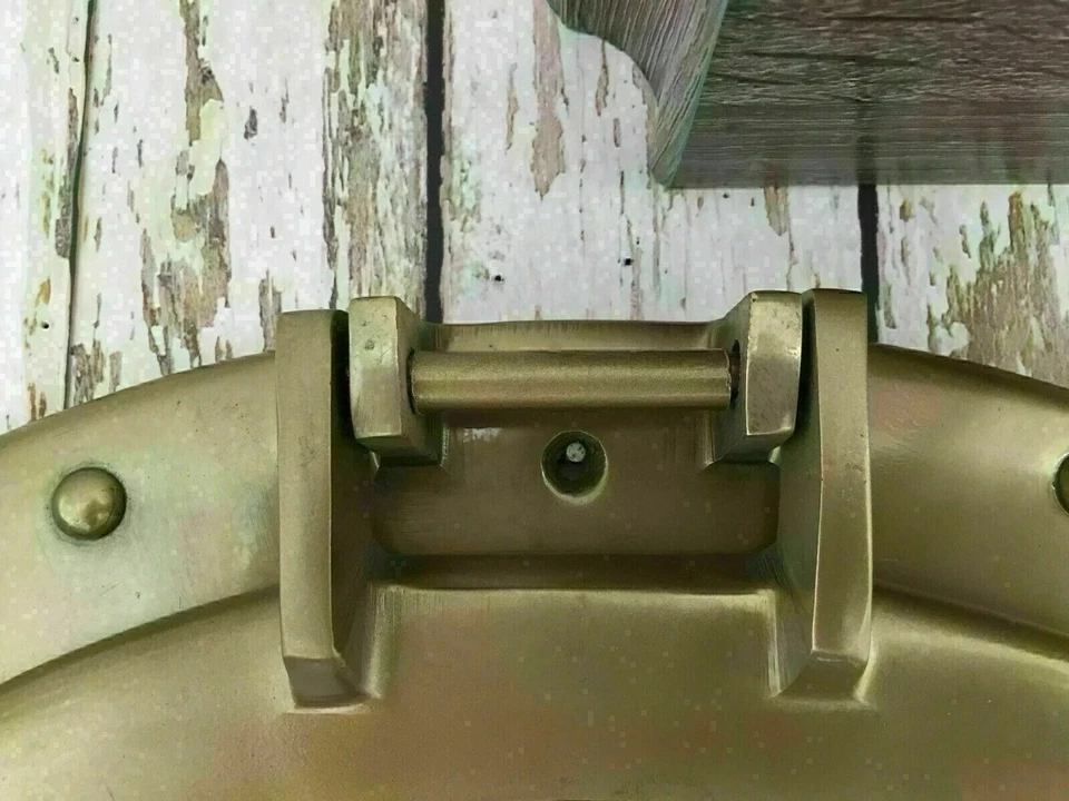 Espejo antiguo ojo de buey 24" náutico barco marítimo cabina ventana pared decoración regalo Foto 3 de 4