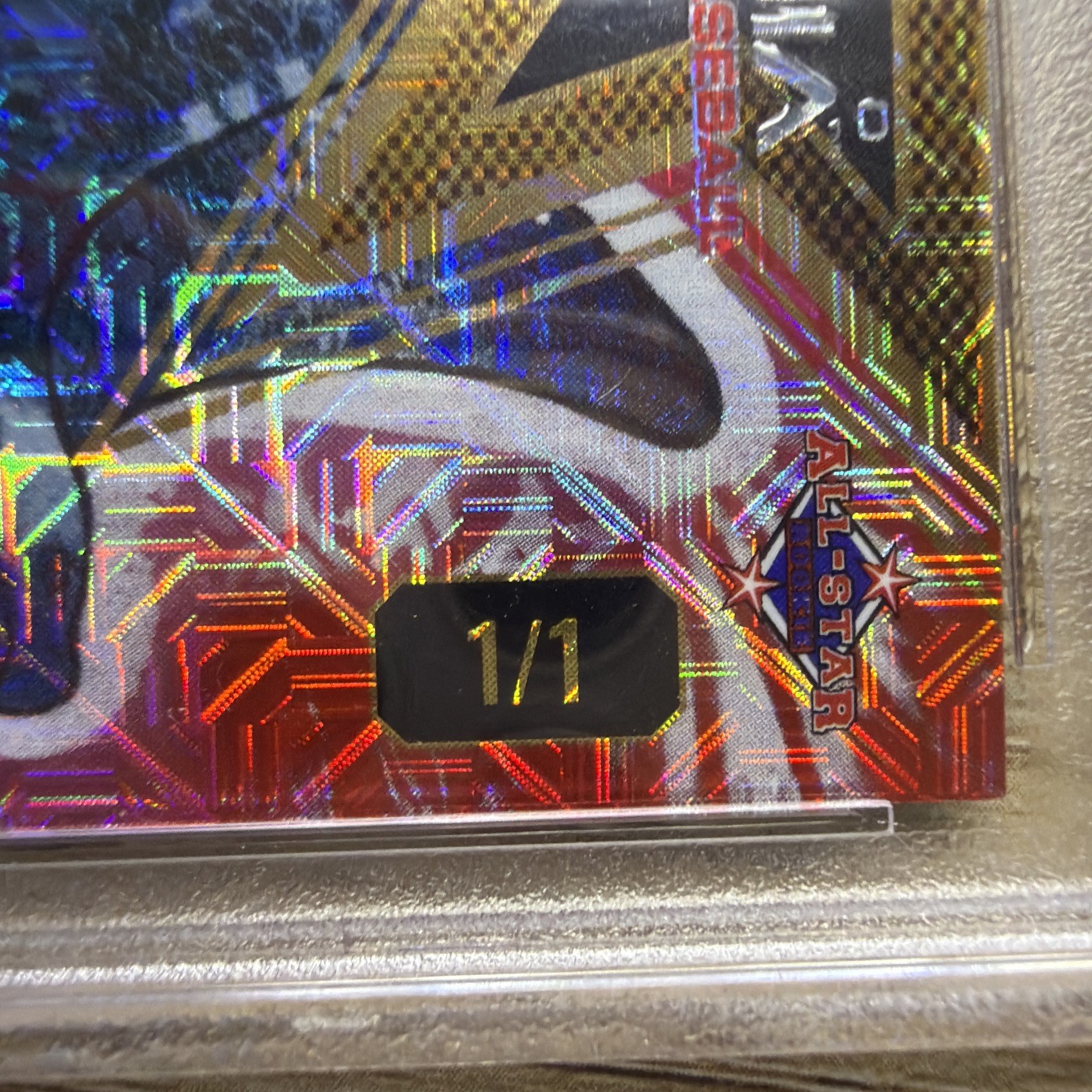 2024 Wild Card Auto Mania PAUL SKENES STAR MOJO PAINTED EAGLE 💎 1/1 🔥 PSA 9 💎 view 3