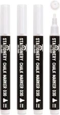 Liquid Chalk Pens White Markers for Blackboards Dry Erase Chalk Marker Pens Wipe