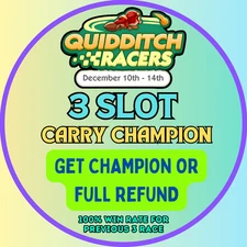 Quidditch Racers Mono-poly GO Try Our Best 1ST PLACE or Full Refund Tycoon Racer