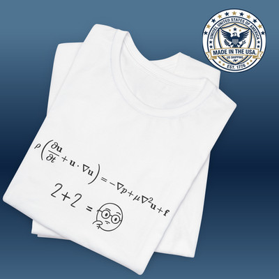 Funny Math T Shirt Navier Stokes Equation Fluid Mechanics Nerd Geek Science Gift