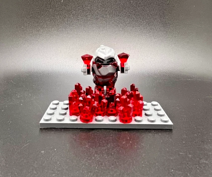 LEGO POWER MINERS RED ROCK MONSTER MELTROX MINIFIGURA nueva con extras Foto 3 de 4