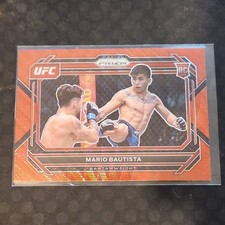 2023 Panini Prizm UFC Mario Bautista #17 Red Wave Rookie Mixed Martial Arts