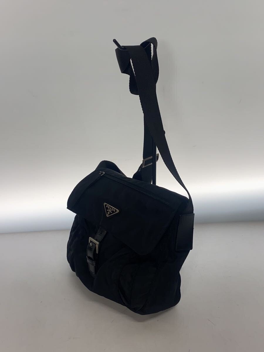 PRADA NYLON BLACK SHOULDER BAG Shoulder Bag Nylon BLK Solid BT8994 thumbnail 2
