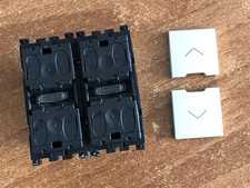 VIMAR 19527.1 2 pulsanti basculanti con attuatore tapparella domotica By-me/Plus