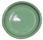 Handmade Studio Pottery 10" Plate Green Glaze Stoneware Dinner / Serving Dish — photo 1