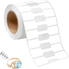 500Pcs Jewelry Tags Roll Price Identify Jewelry Price Tags Stickers Labels Ring