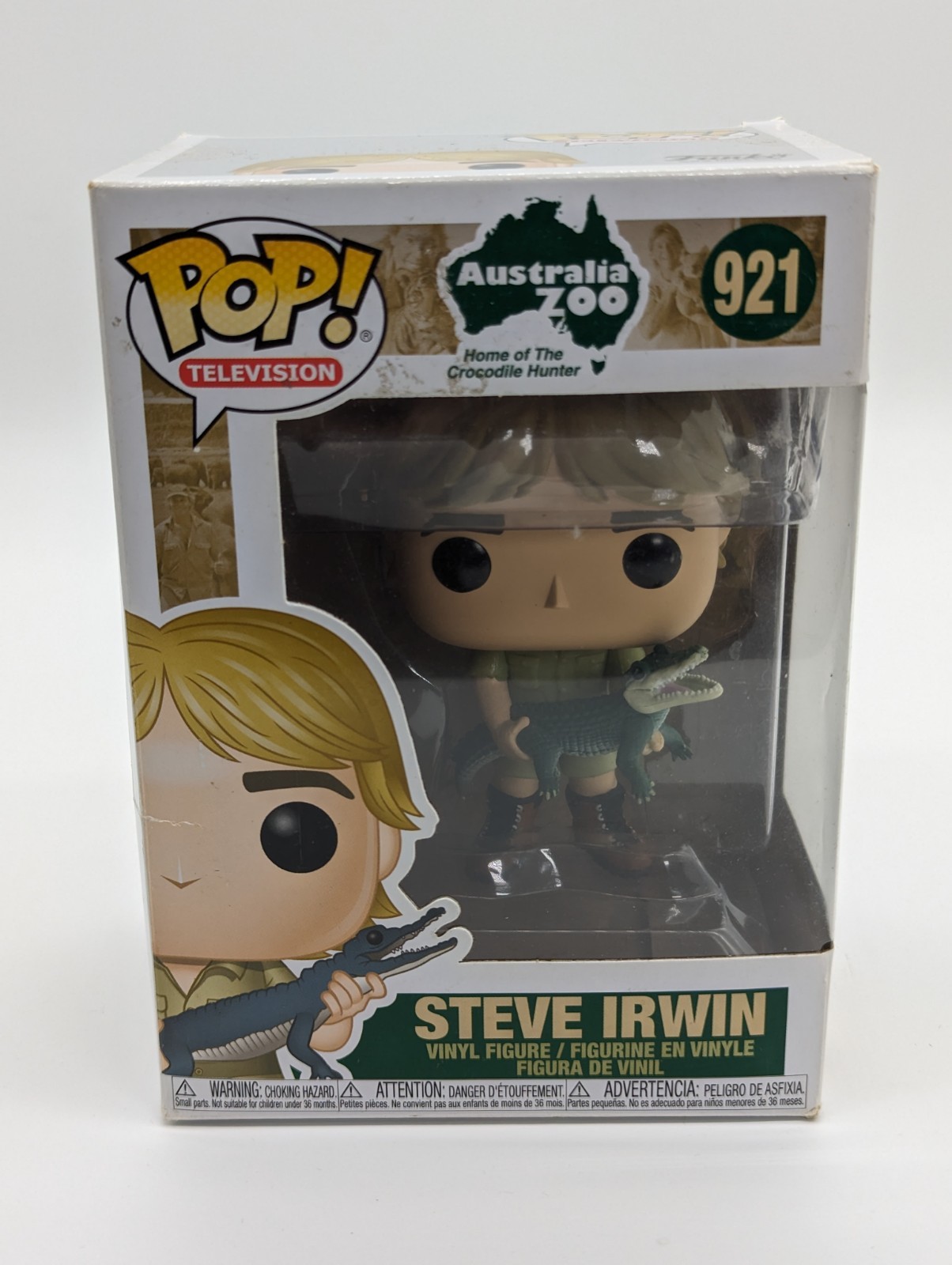 Funko Pop! Figura De Vinilo Steve Irwin #921 Australia Zoo Television
