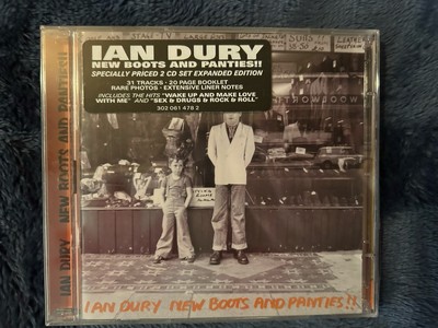 IAN DURY New Boots & Panties 2 CD Extra Tracks Deluxe Edition SEALED Brand NEW