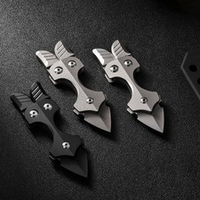 Titanium Alloy EDC Multi-Tool Pry Bar with Sheath Outdoor Camping Gear Non Fade
