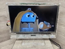 RCA J15SE820 15" Clear See Through Prison TV Jail No Remote Gaming TV Tested!!