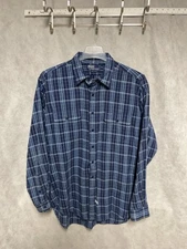 VTG Polo Ralph Lauren Shirt Men XL Tartan Plaid Button Up Western Cowboy Flannel