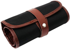 1 Piece 60 Slot Canvas Pencil Roll Case Pencil Wrap Case Roll up Pouch Pen Wrap