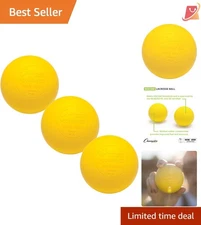 Lacrosse Balls Rubber Official Size Pack of 3 NCAA NFHS Approved Durable