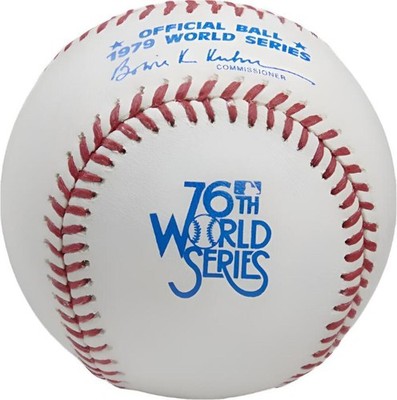 1979 World Series Rawlings Official MLB Leather Game Baseball Bowie Kuhn - 1