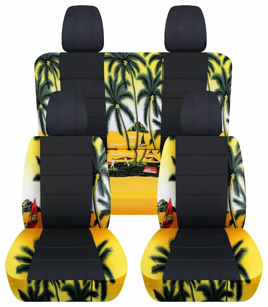 Fits 2007 to 2018 Jeep Wrangler 2 Door or 4 Door Yellow Hawaiian