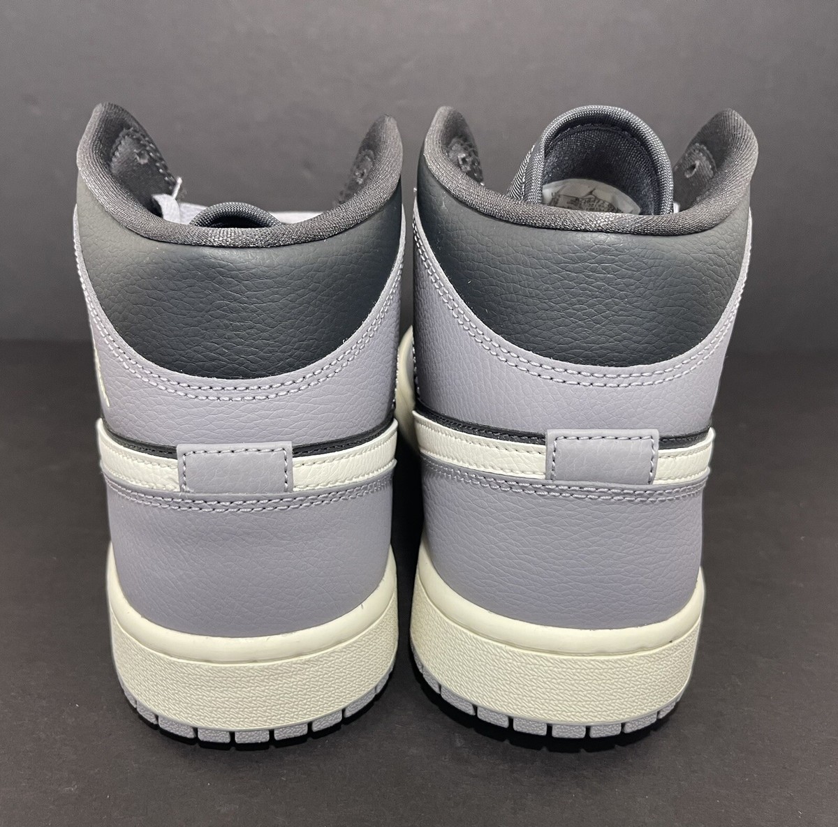 Nike W Air Jordan 1 Mid Cement Grey BQ6472-022 Women's Size Nike W Air Jordan 1 Mid Cement Grey BQ6472-022 Women's Size