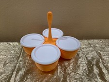 Tupperware UNIQUE Beautiful New Blossom Table Condiment Server Bowls 1cup/250ml 