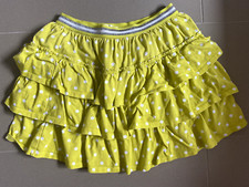 Mini Boden Tiered Polka Dot Skort Lemon Size 13-14 Mint Condition