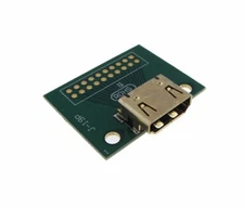 HDMI Female Connector Breakout Board 19P RA