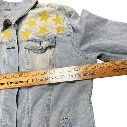 Lularoe Jaxson Star denim Jean Jacket NWT Size XL - Picture 8 of 9