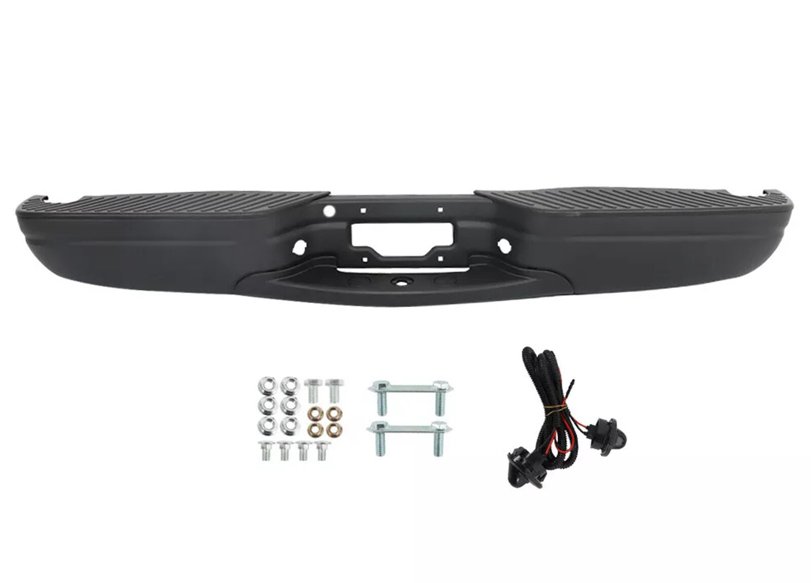 Fit For 1997-2003 Ford F150 Truck 97-03 Steel Rear Step Bumper Assembly Complete