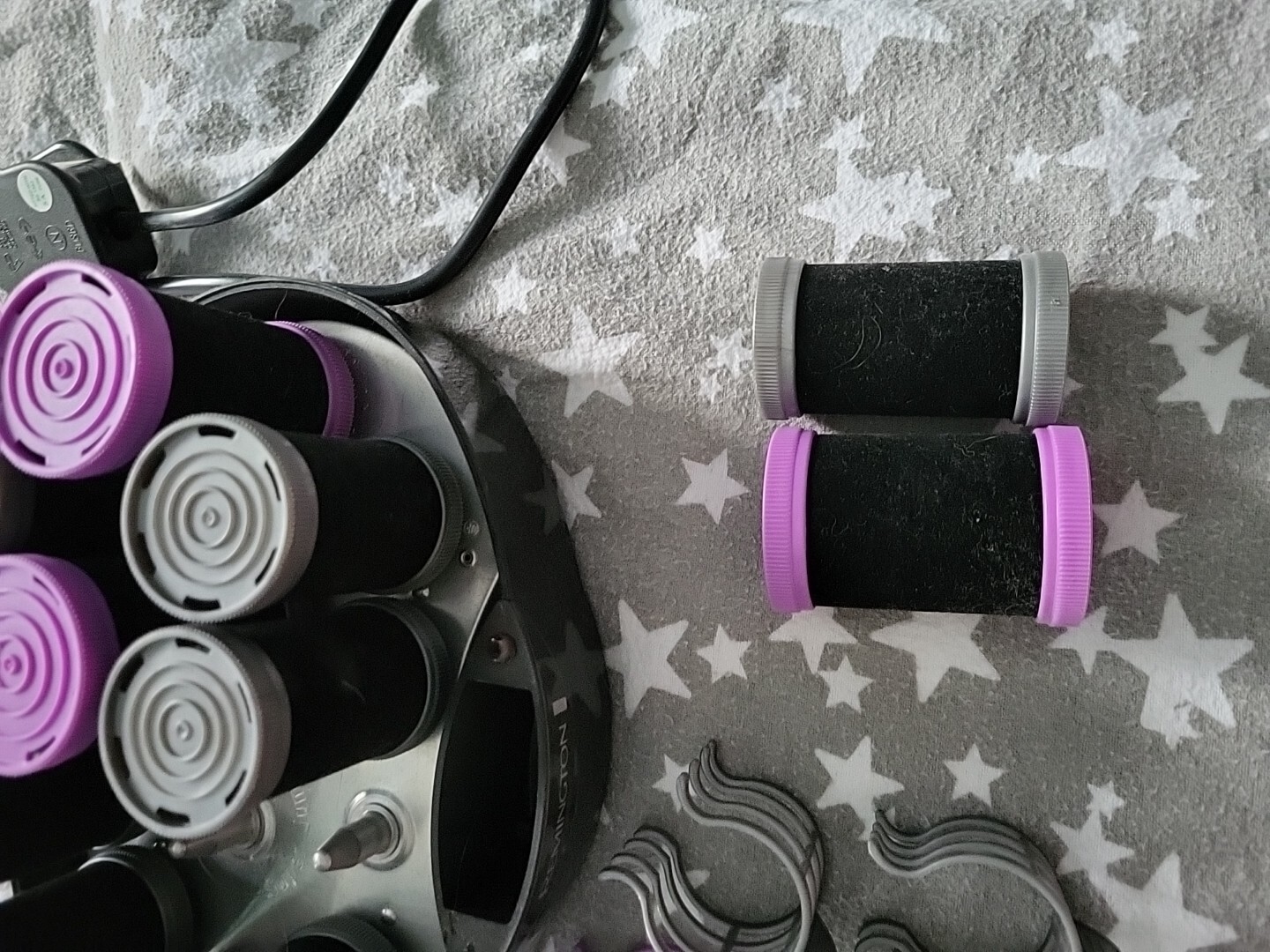 Remington Jumbo Curls Heated Hair Rollers Electric 12x Curlers H0747