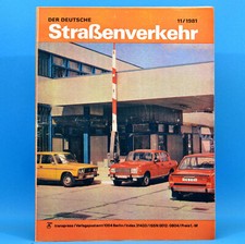 German Road Traffic 11/1981 Wartburg 353 Lada 2107 Leipzig Pößneck 51