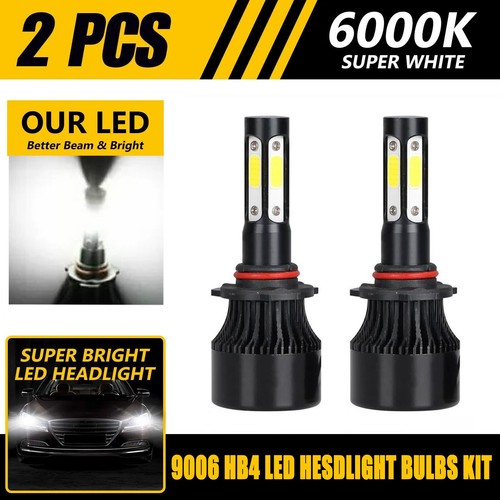 9006 LED HEADLIGHT KIT Globes High/Low Beam Bulbs For LANDCRUISER 100 ...