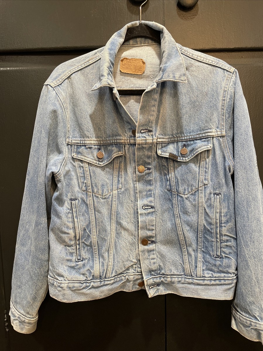 Vintage Sears Roebucks Western Wear Jean Denim Jacket USA M | eBay