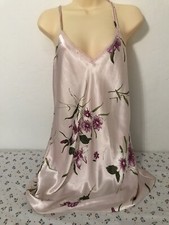 Vintage Katherine Bishop Tropical Floral Slip Dress M