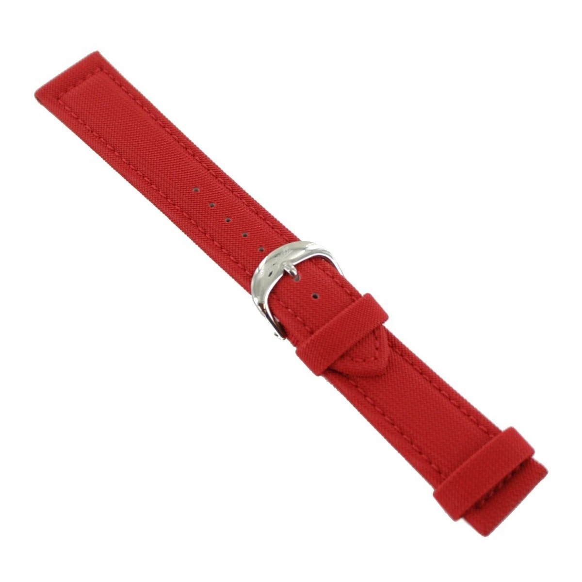 Ingersoll Ersatzband f r Uhren Leder Textil rot Dornschlie e Si 22